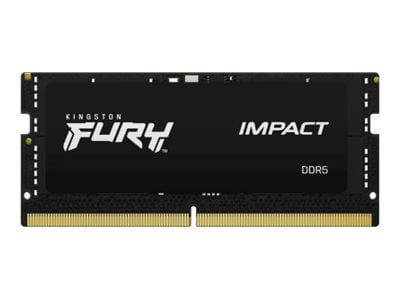Kingston FURY Impact 32GB (2 x 16GB) 262-Pin DDR5 SO-DIMM DDR5 6400 (PC5 51200) Laptop Memory Model KF564S38IBK2-32