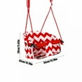thumbnail image 3 of BESTSKY Premium High Back Full Bucket Toddler Swing Seat Indoor Outdoor Baby Swing for Ceiling,Porch,Doorway,Canvas Baby Swing Outdoor Toddler Swing Seat, 3 of 4