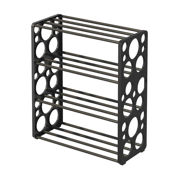 Guoxxzi Small Shoe Rack, Shoe Rack Shoe Rack Storage Organizer With 4 Tiers Metal Shelves For Bedroom Closet Entry Dorm Room