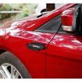 thumbnail image 2 of Black Sports Carbon Fiber Decals Car Hood Air Flow Intake Side Fender Vent Trim-, 2 of 4