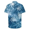 thumbnail image 4 of Horkkom Beach Shirts for Men Casual Short Sleeve Button Up Hawaiian Shirt Summer Holiday Printed Shirts, 4 of 5