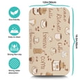 thumbnail image 5 of Exquisite Diatom Mud Coffee Mat - 19.5x12in Typography Print, High Absorbency Ideal for Coffee Maker & Espresso Machine Spills, Coffee Drying Mat Superior Protection for Countertops, 5 of 7