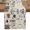 Brown, variant on nqOlkjepod Coffee Black Table Runner 36 Inches Long Farmhouse Dress Scarves, Brown Beans Cup Dessert Drink Monochrome Dining Tablerunner for Coffee Table/Kitchen Island/Party Décor, Small 13" x 36"