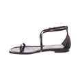 thumbnail image 2 of Michael Kors Polly Runway Croc-Embossed Leather Sandal, 41, Brown, 2 of 5