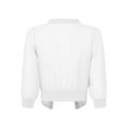 thumbnail image 5 of Zaldita Women's Puff Sleeves Chiffon Cardigans Summer Capes Bolero Shrug Casual Blouse Tops White 3XL, 5 of 6
