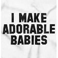 thumbnail image 2 of I Make Adorable Babies Cute Mom Plus Size Crewneck Graphic Tee Shirt Brisco Brands 5X, 2 of 5