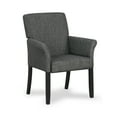 thumbnail image 5 of Gymax Set of 2 Arm Chair Guest Chair Home Office w/ Wooden Legs Gray, 5 of 6