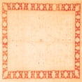 thumbnail image 1 of Ahgly Company Indoor Square Oriental Orange Traditional Area Rugs, 6' Square, 1 of 1
