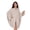 Beige, variant on WDCOZY Wearable Blanket Poncho for Women, Hooded Faux Fur Shawl Wrap with Pockets and Button Closure, Soft Warm Cape Throw for Home, Office and Travel, Leopard Print