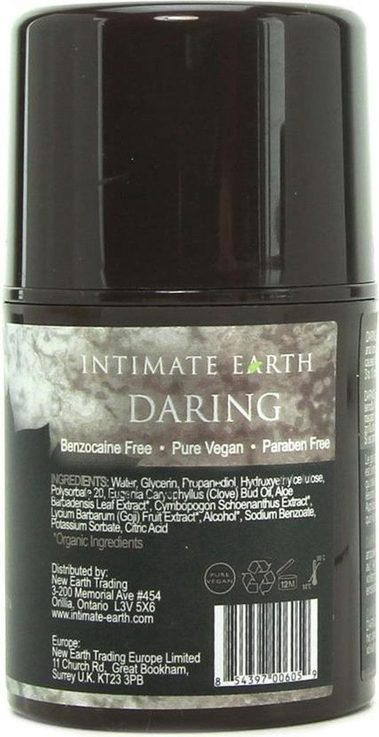 Intimate Earth Daring Serum, Anal Personal Lubricant with Organic