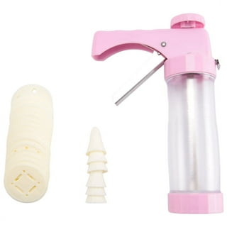 Pastry press - Pastry Accessory - Cookie syringe and filling syringe with  16 stencils and 6 nozzles 