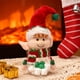 thumbnail image 3 of Tarros de dulces con tapa de Papá Noel y muñeco de nieve Tarro transparente para galletas Recipiente para guardar aperitivos para fiestas navideñas, 3 of 3