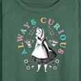 thumbnail image 3 of Alice In Wonderland - Always Curious - Women's Lightweight French Terry Long Sleeve Shirt, 3 of 5