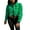 Green, variant on Women's Y2K Retro Cropped Denim Jacket - Frayed Hem Long Sleeve Lapel Button-Down Outfit, Soft Skin-Friendly Distressed Crop Jeans Coat for Casual Work Dating