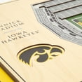 thumbnail image 2 of Iowa Hawkeyes 17'' x 13'' 5-Layer StadiumViews 3D Wall Art, 2 of 5