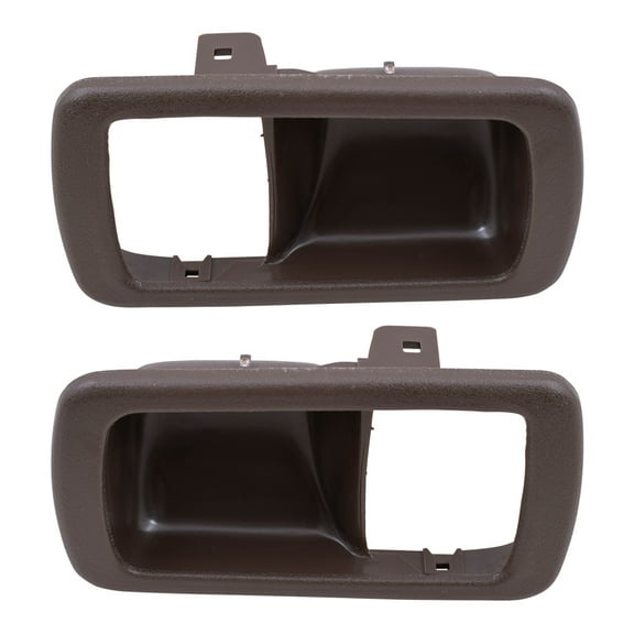Brock Replacement Driver and Passenger Inside Inner Brown Door Handle Trim Bezels Compatible with 92-96 Camry 69277-32060-W3 69277-32060-W3