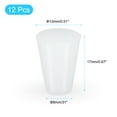 thumbnail image 2 of Uxcell 12 Pcs Tapones de Goma Sólida de Silicona Blanca, Tapones Cónicos para Fregaderos, Diámetro de 8 mm a 13 mm, 2 of 6