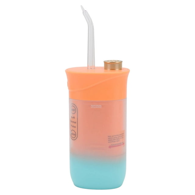 Hydropulseur Électrique, Hydropulseur 3 Modes Élimination du Tartre avec 4 Embouts pour Gomme Orange
