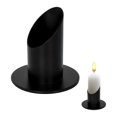 thumbnail image 4 of 2Pcs Communion Holder Slanted Metal Candlesticks Table Centerpieces, 4 of 5