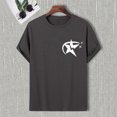 thumbnail image 6 of Sngxgn Mens T Shirt - Short Sleeve Crew Neck Soft Fitted Tees Classic Tshirts(Dark Gray,M), 6 of 9