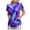 Purple, variant on COMVALUE Scrub Tops Women Short Sleeve Plus Size V Neck Fun Printed Scrubs Top Medical Nursing Uniforms with Pockets (Black, XL)