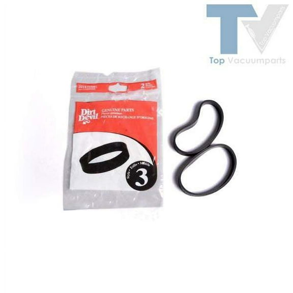 Replacement Part For Dirt Devil Style 3 Canister Vacuum Cleaner 2Pk Flat Belt // 3210395001