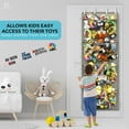thumbnail image 3 of The Original Storage for Stuffed Animal - Over Door Organizer for Stuffies, Baby Accessories, and Toy Plush Storage/Easy Installation with Breathable Hanging Storage Pockets, 3 of 6