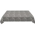 thumbnail image 5 of Rectangle Tablecloth 60x84 Inch, Vintage Black White Checkered Rectangle Table Cover Breathable Table Covers Fabric Table Cloth for Dining, Party, Buffet, Wedding, 5 of 8
