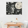 thumbnail image 2 of Orinice Cosmic Fine Art Aesthetic Poster & Print Wall Painting for Classroom Office Farmhouse Bathroom Room Decor - Wall Art Painting for Living Room Bedroom Home Office Wall Decor 16x12in, 2 of 6