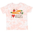 thumbnail image 3 of Inktastic I Love Heart Veggies Vegetables Healthy Food Boys or Girls Toddler T-Shirt, 3 of 5