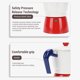 thumbnail image 3 of Fabricante De Café Italiano, aleación De Aluminio Portátil Estufa Olla, 150ml 3 Tazas, Camping, 3 of 7