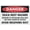 Warning Sign 3, variant on Days Since Last Accident Sign – 8x12 Inch RustFree Aluminum,Reflective & Weatherproof,Workplace Safety Sign for Industrial or Construction Sites,Accident Prevention Warning