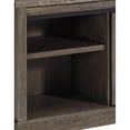 thumbnail image 3 of Benjara Wooden Credenza with Faux Cement Top and Sliding Door Storage, Large, Gray, 3 of 3
