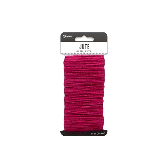 Darice Jute Fuschia 30yd