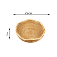 thumbnail image 5 of Rattan Round Fruit Baskets Wicker Storage Bowls Woven Serving Basket Bowls Decorative Baskets for Kitchen Set of 3, 5 of 9