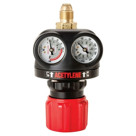 Edge Series Single Stage Regulators, Acetylene, 15 psig, CGA510, 3,000 psig