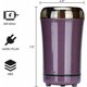thumbnail image 2 of Molinillo de café, Molinillo de café eléctrico de 300 W para semillas de lino, nueces, pimienta, especias, semillas de café y otros, con cuchillas de acero inoxidable 304 - Púrpura, 2 of 5