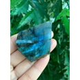 thumbnail image 3 of Natural Labradorite Slab, 2" - 4" High Flash Raw Labradorite, 3 of 12