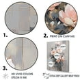 thumbnail image 3 of Designart "Peony Serenade In Pink" Peony Floater Framed Canvas Prints, 3 of 5