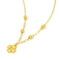 thumbnail image 4 of ZHOU LIU FU 18K Gold Pendant Necklace Lucky Four-leaf Clover Anniversary Gift for Women 40+5cm C0616327, 4 of 6