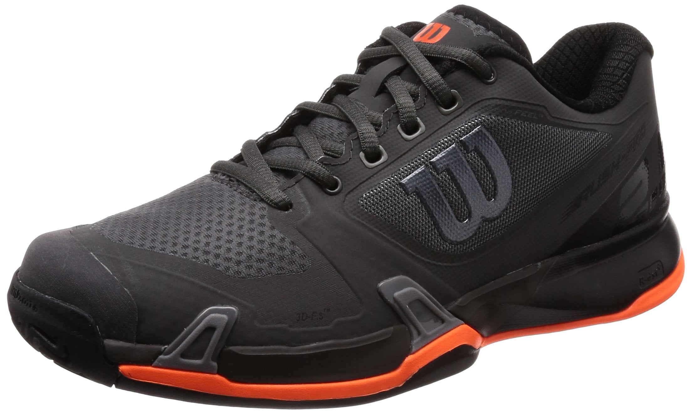 Men's Wilson Rush Pro 2.5 Tennis Shoe Orange, 10