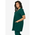 thumbnail image 3 of Roaman's Women's Plus Size Two Pocket Soft Knit Swing Tunic, 3 of 4