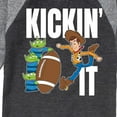 thumbnail image 3 of Toy Story - Kickin It - Toddler And Youth Raglan Graphic T-Shirt, 3 of 6