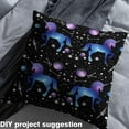 thumbnail image 2 of jejeloiu Kawaii Unicorn Silhouette Fabric by the Yard 10 Yards,Galaxy Staryy Night Room Decor Fabric by the Yard,Purple Black Blue Sewing Fabric For Girls,Breathable Room Decoration, 2 of 6