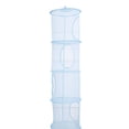 thumbnail image 2 of PENGXIANG Mesh Hanging Storage 4 Compartiments Pliants pour Enfants Sac de Rangement Sèche-Linge Panier Net, 2 of 10