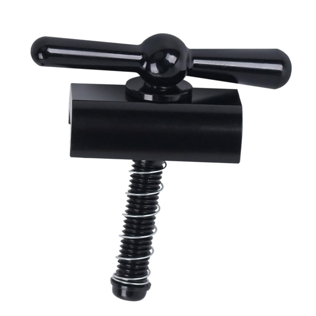 Abrazadera de bisagra plegable Cola para bicicleta CNC Negro