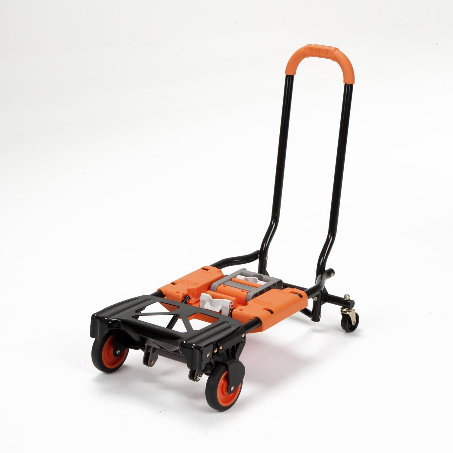 Cosco Shifter Multi-Position Folding Hand Truck and Cart, Orange