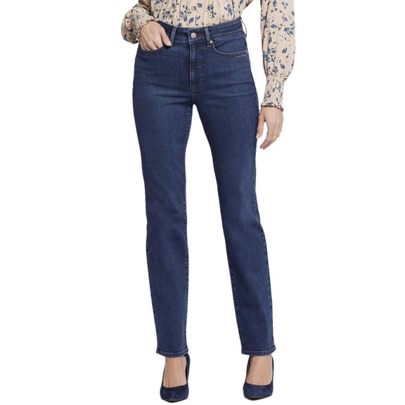 NYDJ womens Petite Marilyn Gold Coast Straight Leg Jean, 4P