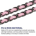 thumbnail image 3 of Purse Chain Strap, 47 Inch Iron Strap Adjustable Handbag Chains Shoulder Cross Body Replacement Pink/Black Tone, 3 of 5