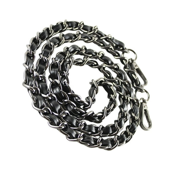 Black Purse Straps and Key Chain Accessories for Handbags, Tote Bags, and Belts - Replacement Bag Straps